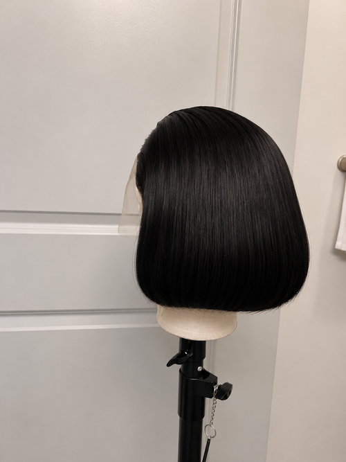 Luxury Human Hair Bob Wig – 100% Cheveux Humains
